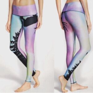 Teeki Pink and Purple Tie-Dye Leggings